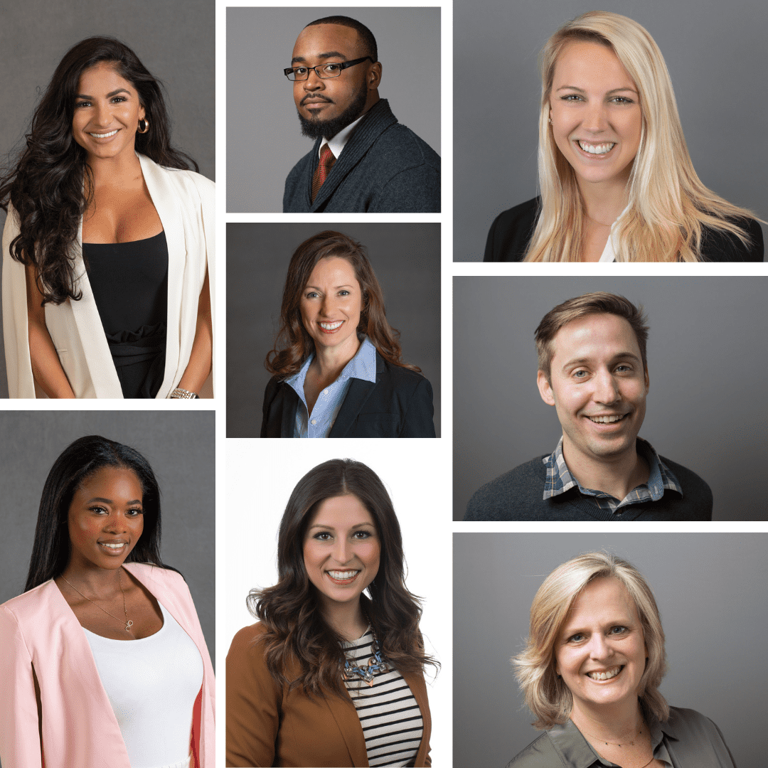 collage of several professional headshots of men and women