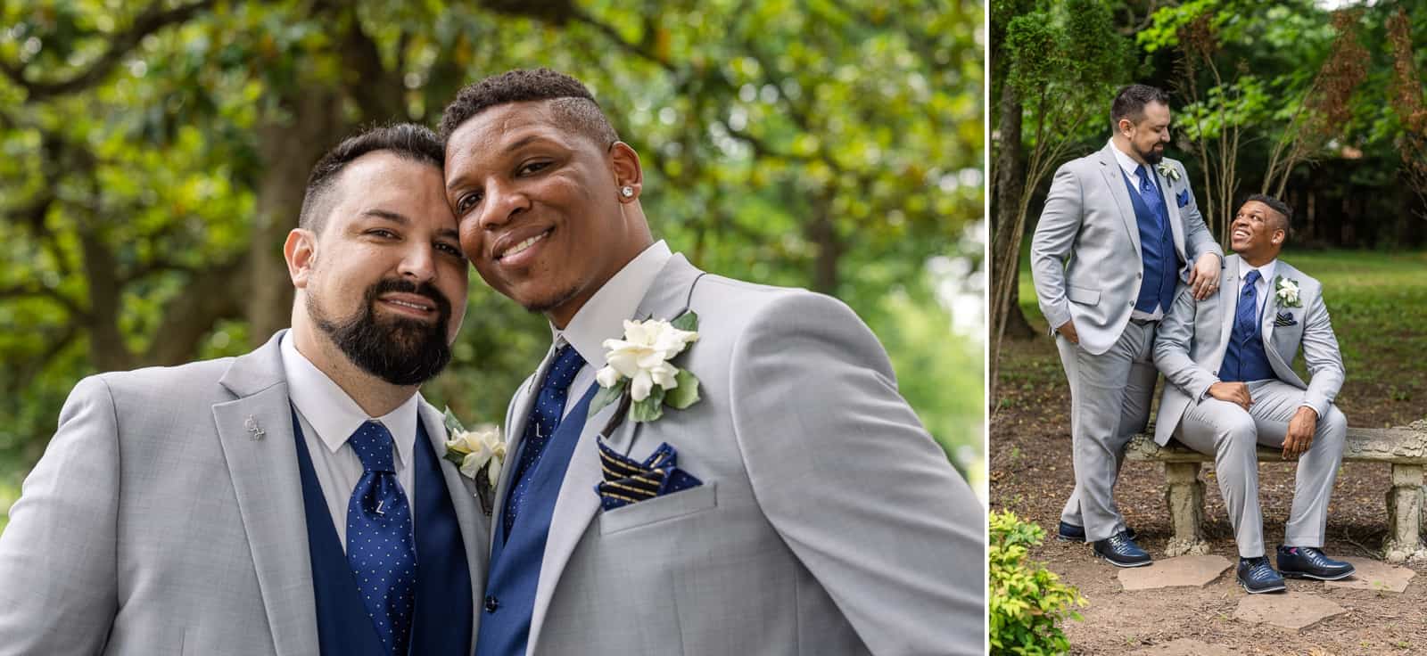 Male same-sex couple portraits